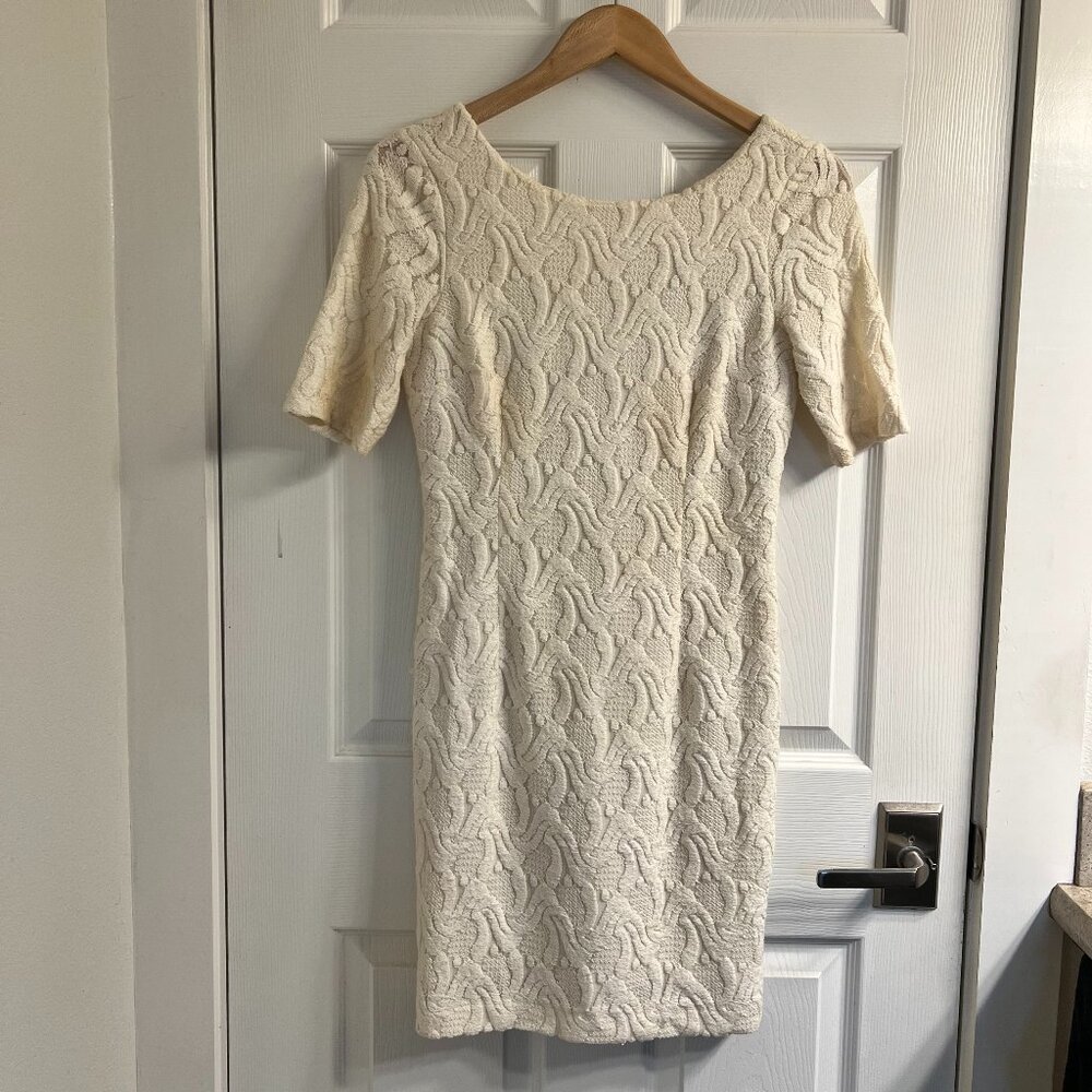 Cream Lace Dress